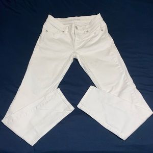 Loft White Jeans